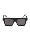 Gucci 55mm Square Sunglasses In Black