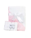 3 STORIES TRADING HOODED BABY TOWEL WITH WASH CLOTH BUNDLE