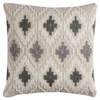 RIZZY HOME IKAT POLYESTER FILLED DECORATIVE PILLOW, 20" X 20"