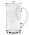 Tarhong Cordoba Pitcher With Lid, Clear, 78 Oz., Premium Plastic In Clear