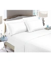 Elegant Comfort Luxury Soft Solid 6-pc. Sheet Set, King In White