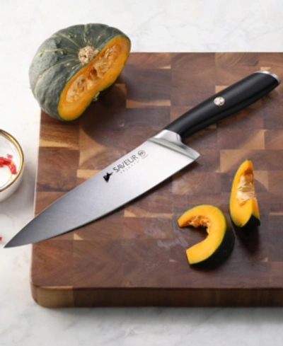 Saveur Selects Voyage Series 8" Forged German Steel Chef Knife In Black
