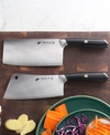 SAVEUR SELECTS VOYAGE SERIES FORGED GERMAN STEEL 2-PC. CLEAVER SET