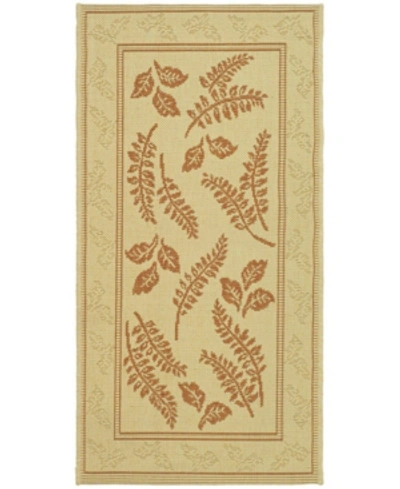 Safavieh Courtyard Cy0772 Natural And Terra 8' X 11' Outdoor Area Rug In White
