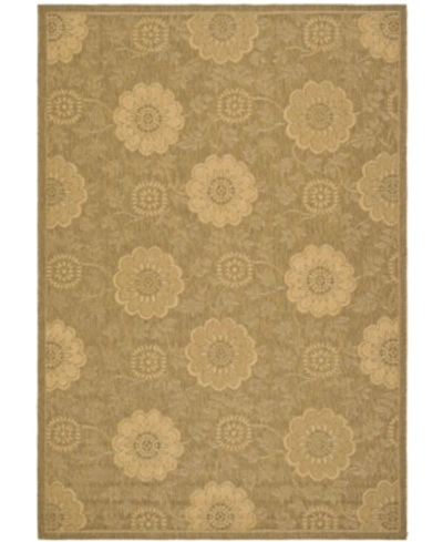 Safavieh Courtyard Cy6948 Gold And Natural 2'7" X 5' Outdoor Area Rug