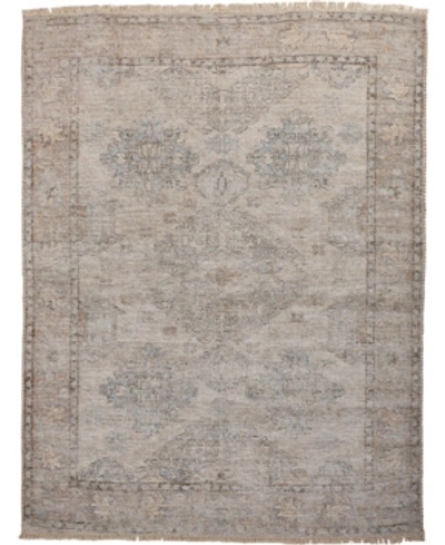 Simply Woven Caldwell R8801 Brown 3'6" X 5'6" Area Rug In Stone