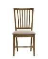 Acme Furniture Wallace Ii Side Chairs, Set Of 2 In Brown