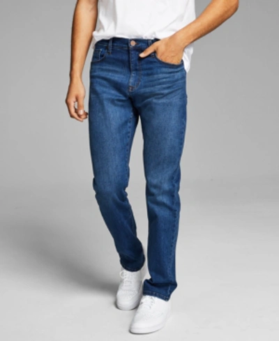 And Now This Men's Slim-fit Stretch Jeans In Medium Blue Wash