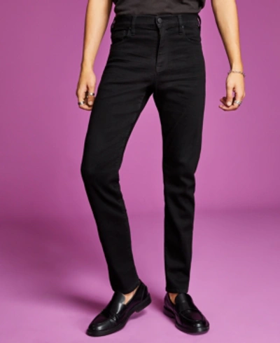 And Now This Men's Slim-fit Stretch Jeans In Black Rinse