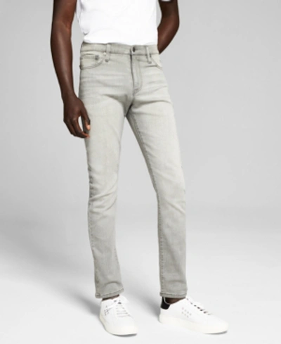 And Now This Men's Skinny-fit Stretch Jeans In Light Grey Wash