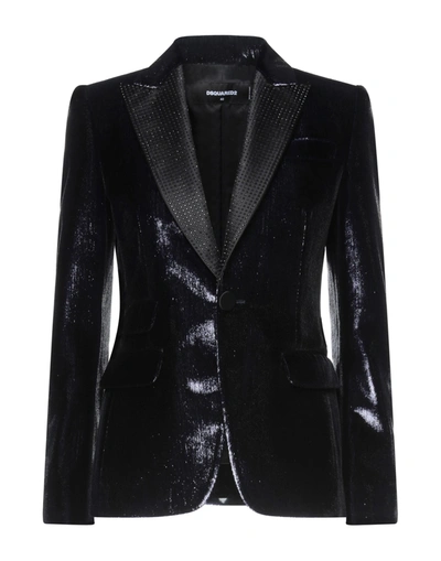 Dsquared2 Suit Jackets In Blue