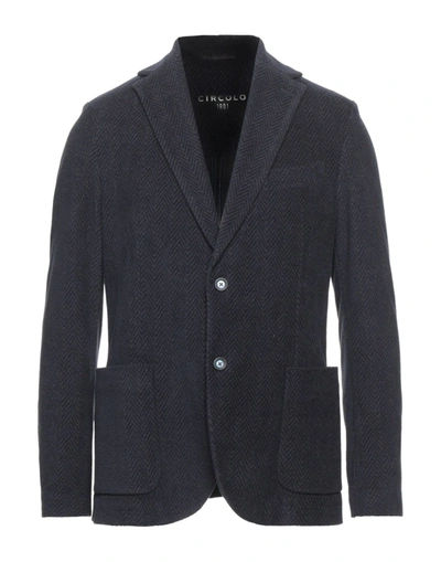 Circolo 1901 Suit Jackets In Dark Blue