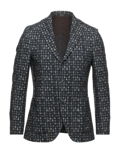 Paoloni Suit Jackets In Blue