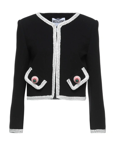 Moschino Suit Jackets In Black