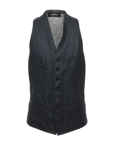 Dsquared2 Vests In Grey