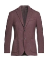 Lardini Suit Jackets In Maroon