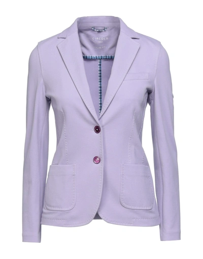 Circolo 1901 Suit Jackets In Purple