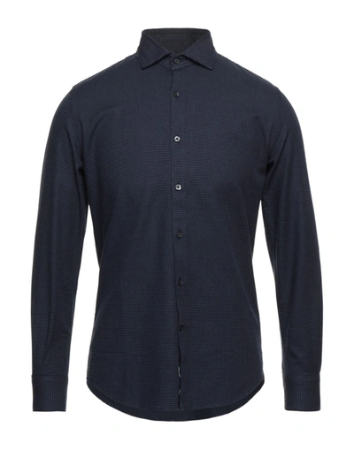 Brooksfield Shirts In Dark Blue