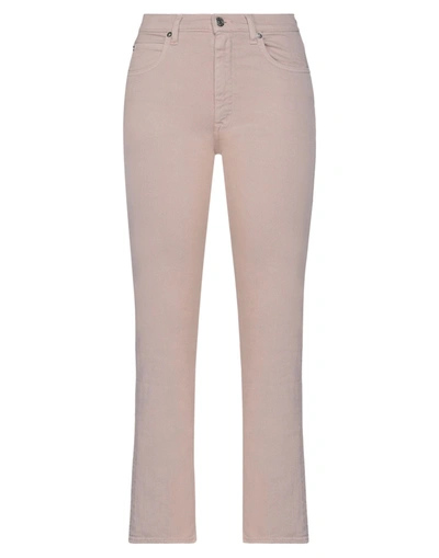 People (+)  Woman Jeans Blush Size 33 Cotton, Elastomultiester, Elastane In Pink