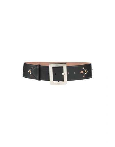 Bally Belle Embellished Belt In Black