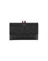 THOM BROWNE THOM BROWNE WOMAN DOCUMENT HOLDER BLACK SIZE - LEATHER,46761496CW 1