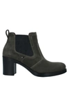 Nero Giardini Ankle Boots In Military Green