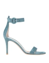 Gianvito Rossi Sandals In Slate Blue