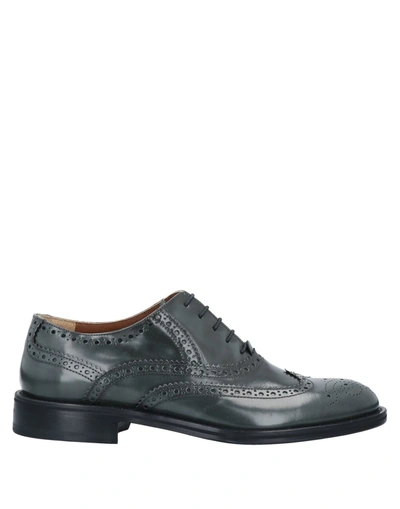 Mikekonos Lace-up Shoes In Lead