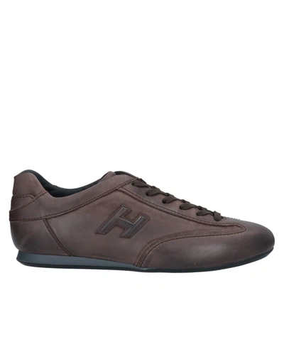 Hogan Sneakers In Dark Brown