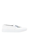 Kenzo K-skate Slip-on Sneakers In White