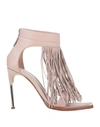 Alexander Mcqueen Sandals In Light Pink