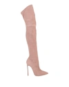 Casadei Knee Boots In Pink