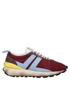 Lanvin Sneakers In Maroon