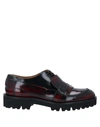 Maison Margiela Lace-up Shoes In Maroon