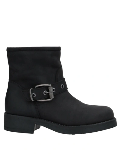 I Blues Ankle Boots In Black