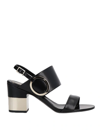 Roger Vivier Sandals In Black