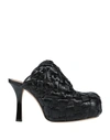 Bottega Veneta Intrecciato 105mm Mules In Black