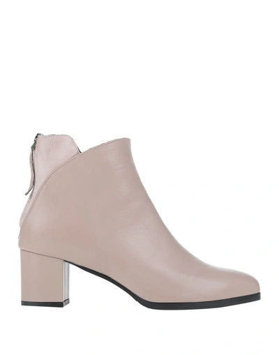 Albano Ankle Boots In Blush