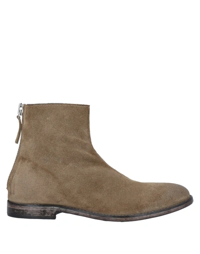 Moma Ankle Boots In Khaki