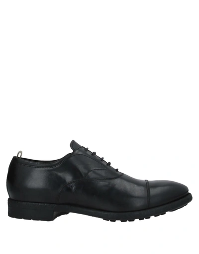 Officine Creative Italia Lace-up Shoes In Black