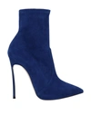 Casadei Ankle Boots In Blue