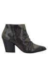 Carmens Ankle Boots In Military Green