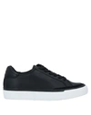 Rag & Bone Army Suede-trimmed Leather Sneakers In Black