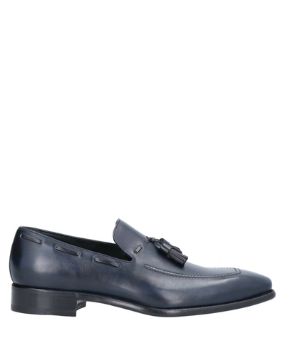 A.testoni Loafers In Dark Blue