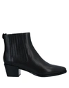 Rag & Bone Rover Leather Chelsea Boots In Black
