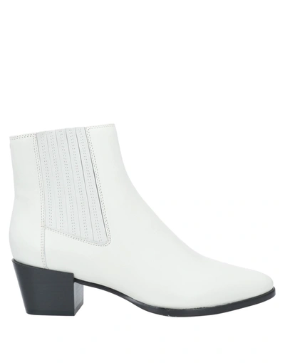 Rag & Bone Ankle Boots In Ivory