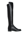 Stuart Weitzman High Boots With Round Toe And Block Heel In Black