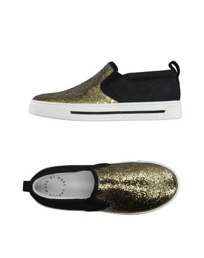 Marc By Marc Jacobs Sneakers In Gold
