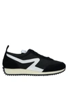 Rag & Bone Retro Runner Suede And Leather-trimmed Recycled Shell Sneakers In Black