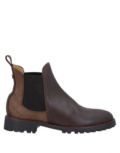 Le Chameau Ankle Boots In Brown
